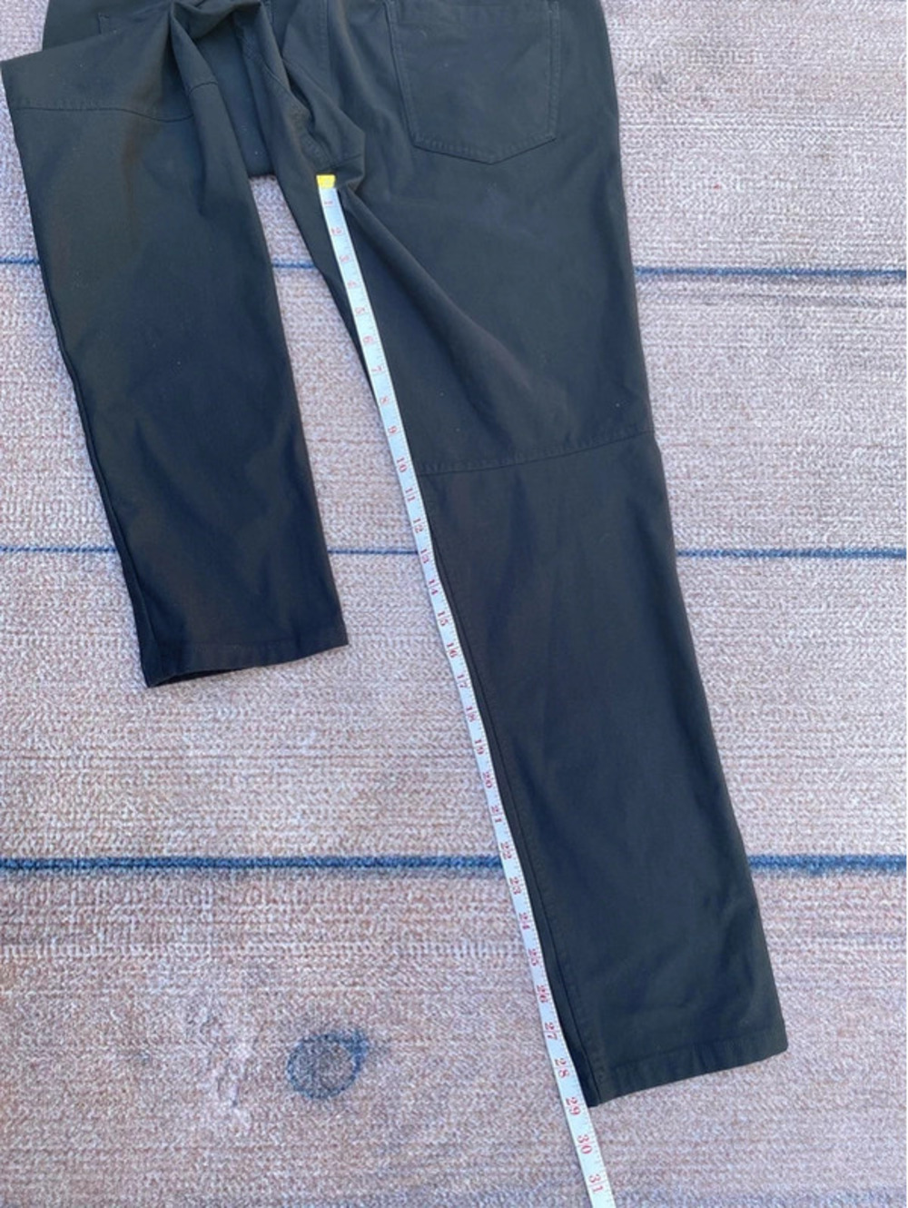 Lululemon mens abc 5 pocket pant slim fit 32x30 black - Picture 8 of 8